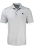 Main image for Mens Ohio State Buckeyes Grey Cutter and Buck Shadow Check Short Sleeve Polo Shirt