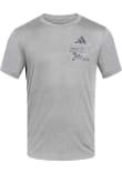 Main image for Penn State Nittany Lions Grey Adidas Dear Old State Hyperlocal Short Sleeve T Shirt