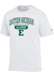 Main image for Eastern Michigan Eagles White Champion Pill Box Alumni Jersey Short Sleeve T Shirt