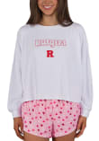 Main image for Womens Rutgers Scarlet Knights Pink Concepts Sport Lyric PJ Set