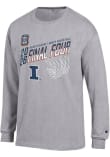Main image for Mens Illinois Fighting Illini Grey Champion MBB Final Four 2026 Jersey Tee