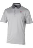 Main image for Mens Arizona Wildcats Grey Columbia Heat Seal Settle In Short Sleeve Fashion Polo
