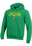 Main image for Mens Oregon Ducks Green Champion Mom Script Powerblend Hooded Sweatshirt