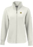Main image for Womens Michigan Wolverines White Cutter and Buck Roam Light Weight Jacket