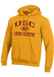 Main image for Mens USC Trojans Gold Champion Cross Country Icon Powerblend Hooded Sweatshirt