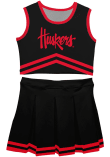 Main image for Girls Nebraska Cornhuskers Black Vive La Fete Team Logo Cheer Set