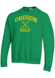 Main image for Mens Oregon Ducks Green Champion Golf Icon Powerblend Crew Sweatshirt
