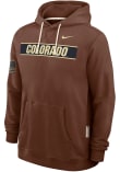 Main image for Mens Colorado Buffaloes Brown Nike Military Appreciation DriFit Hooded Sweatshirt
