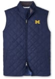 Main image for Mens Michigan Wolverines Navy Blue Peter Millar Essex Vest