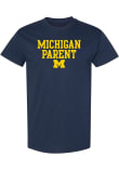 Main image for Michigan Wolverines Basic Block Parent Short Sleeve T Shirt - Navy Blue
