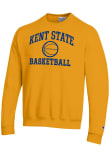 Main image for Mens Kent State Golden Flashes Gold Champion Basketball Icon Powerblend Crew Sweatshirt