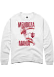 Main image for Fernando Mendoza Rally Mens White Indiana Hoosiers Mendoza Mania Player Crew