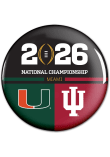Main image for Crimson Indiana Hoosiers vs Miami 26 National Champs Dueling Button