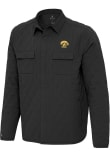 Main image for Mens Iowa Hawkeyes Black Antigua Persistent Medium Weight Jacket