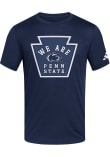 Main image for Penn State Nittany Lions Navy Blue Adidas We Are Hyperlocal Short Sleeve T Shirt