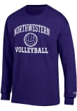 Main image for Mens Northwestern Wildcats Purple Champion Volleyball Icon Jersey Tee