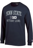 Main image for Mens Penn State Nittany Lions Navy Blue Champion Big Ten Jersey Tee