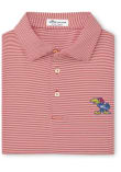 Main image for Mens Kansas Jayhawks Red Peter Millar Jubilee Short Sleeve Fashion Polo