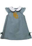 Main image for Baby Girls Baylor Bears Green Vive La Fete Gingham Short Sleeve Dress