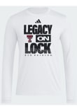 Main image for Mens Texas Tech Red Raiders White Adidas Selection Sunday Bench Tee Long Sleeve T-Shirt