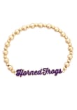 Main image for Autograph Stretch TCU Horned Frogs Womens Bracelet - Gold