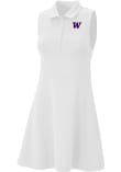 Main image for Womens Washington Huskies White Columbia Heat Seal Match Short Sleeve Dress