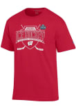 Main image for Wisconsin Badgers Red Champion Women's Hockey National Champs 2026 Jersey Short Sleeve T Shirt
