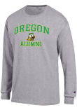 Main image for Mens Oregon Ducks Grey Champion Logo Alumni Jersey Tee