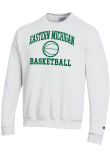 Main image for Mens Eastern Michigan Eagles White Champion Basketball Icon Powerblend Crew Sweatshirt
