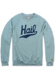 Main image for Mens Michigan Wolverines Blue The Mitten State Vintage Hail Crew Sweatshirt