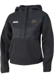 Main image for Womens Purdue Boilermakers Black Columbia Cloud Point Fleece Light Weight Jacket