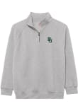 Main image for Mens Baylor Bears Ash League Essentials Embroidery Qtr Zip Pullover