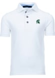 Main image for Youth Michigan State Spartans White Greyson Tala Short Sleeve Polo Shirt