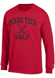 Main image for Mens Texas Tech Red Raiders Red Champion Golf Icon Jersey Tee