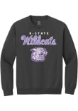 Main image for Mens K-State Wildcats Anthracite Summit Sportswear Script Mascot Crew Sweatshirt