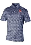 Main image for Mens Illinois Fighting Illini Navy Blue Columbia Heat Seal Westside Country Short Sleeve Polo Shir..