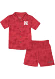 Main image for Toddler Nebraska Cornhuskers Red Colosseum Bloofy Top and Bottom Set