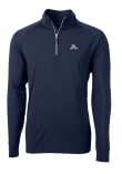 Main image for Mens Akron Zips Navy Blue Cutter and Buck Adapt Knit Qtr Zip Pullover