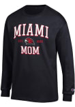 Main image for Mens Miami RedHawks Black Champion EST Date Mom Jersey Tee