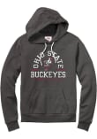 Main image for Womens Black Ohio State Buckeyes Victory Springs Hooded Sweatshirt