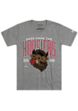 Main image for Indiana Hoosiers Grey Homefield 2026 Rose Bowl Bison Rose In Mouth Short Sleeve T Shirt