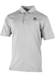 Main image for Mens Purdue Boilermakers Grey Columbia Heat Seal Double Hit Short Sleeve Polo Shirt