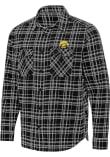 Main image for Mens Iowa Hawkeyes Black Antigua Private Long Sleeve Dress Shirt