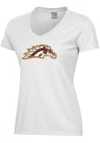 Main image for Womens Western Michigan Broncos White ComfortWash Mascot Garment Dyed Short Sleeve T-Shirt