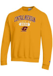 Main image for Mens Central Michigan Chippewas Gold Champion Pill Class of 2026 Powerblend Crew Sweatshirt