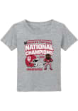 Main image for Toddler Indiana Hoosiers Grey Summit Sportswear 2025 College Football National Champions Helmet Vi..