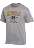 Main image for Michigan Wolverines Grey Champion EST Date Mom Jersey Short Sleeve T Shirt
