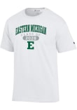 Main image for Eastern Michigan Eagles White Champion Pill Class of 2028 Jersey Short Sleeve T Shirt