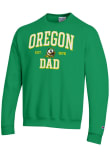 Main image for Mens Oregon Ducks Green Champion Est Date Dad Powerblend Crew Sweatshirt