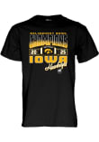 Main image for Iowa Hawkeyes Black Blue 84 2025 Reliaquest Bowl Champions Short Sleeve T Shirt